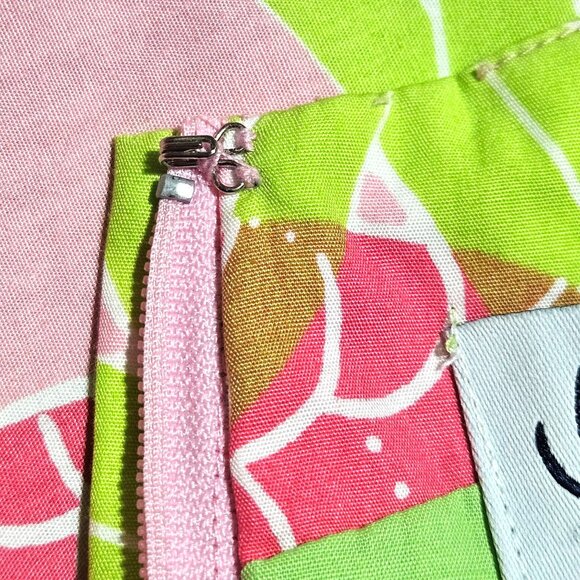 Lilly Pulitzer Strapless Pink & Green Pineapple Print Dress Spring Pastel Preppy - Picture 8 of 15